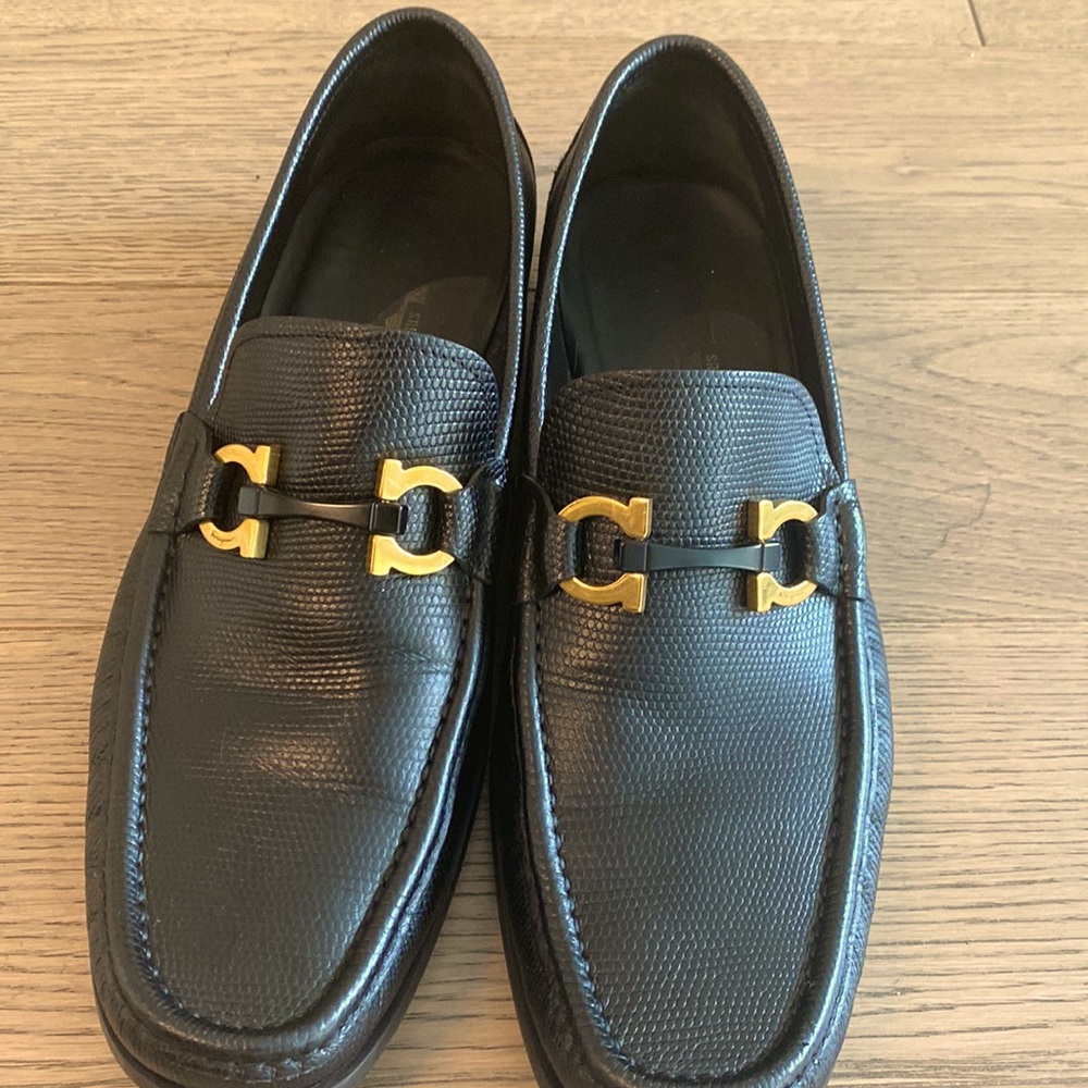 Ferragamo Snakeskin Loafers